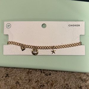 EARTHBOUND EVIL EYE GOLD CHOCKER